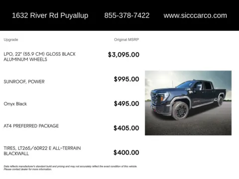 More photos of 2025 GMC Sierra 2500HD AT4 at Shift Innovations Car Co, WA