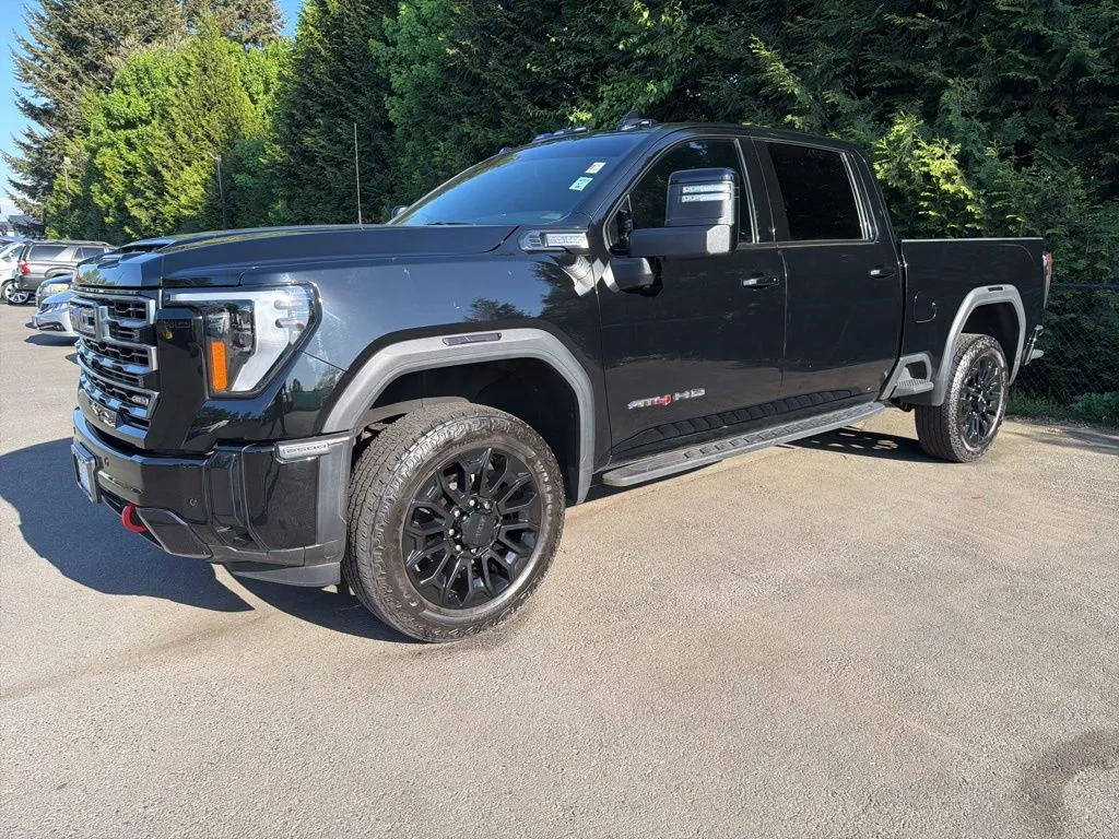 Black 2025 GMC Sierra 2500HD AT4 for sale in Puyallup, WA