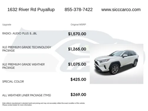Photos of 2021 Toyota RAV4 XLE Premium for sale in Puyallup, WA at Shift Innovations Car Co