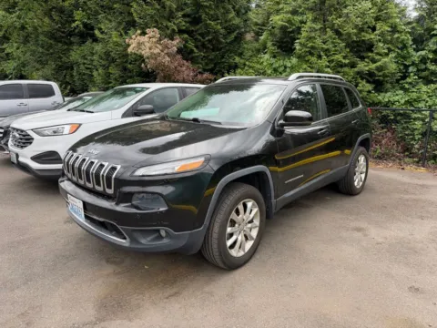 Black 2014 Jeep Cherokee Limited for sale in Puyallup, WA