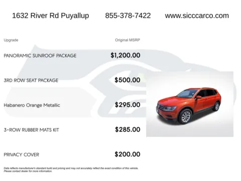 More photos of 2018 Volkswagen Tiguan 2.0T SE at Shift Innovations Car Co, WA