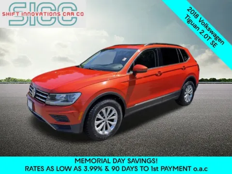 Orange 2018 Volkswagen Tiguan 2.0T SE for sale in Puyallup, WA
