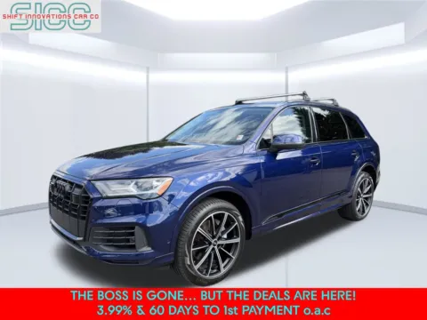 Blue 2021 Audi Q7 55 Premium Plus for sale in Puyallup, WA