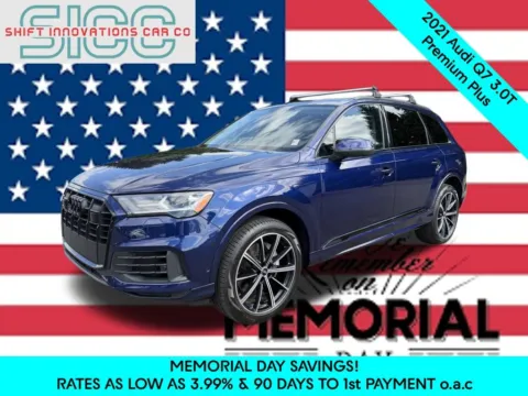 Blue 2021 Audi Q7 55 Premium Plus for sale in Puyallup, WA