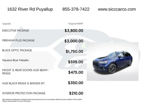 More photos of 2021 Audi Q7 55 Premium Plus at Shift Innovations Car Co, WA