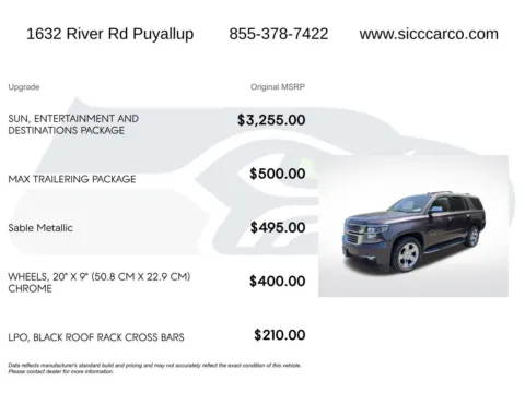 More photos of 2015 Chevrolet Tahoe LTZ at Shift Innovations Car Co, WA