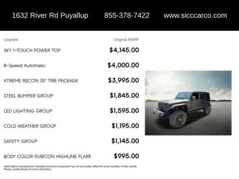 More photos of 2022 Jeep Wrangler Unlimited Rubicon at Shift Innovations Car Co, WA