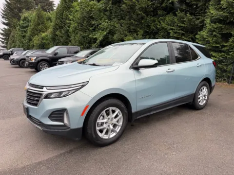 Blue 2022 Chevrolet Equinox LT for sale in Puyallup, WA