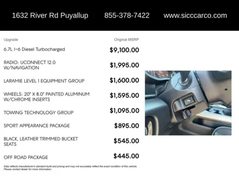 More photos of 2019 Ram 2500 Laramie at Shift Innovations Car Co, WA