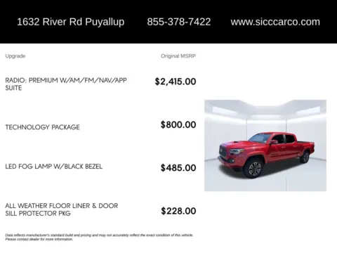 More photos of 2020 Toyota Tacoma TRD Sport at Shift Innovations Car Co, WA
