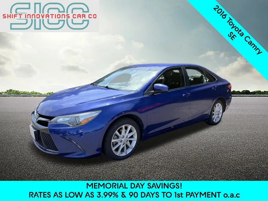 Blue 2016 Toyota Camry SE for sale in Puyallup, WA