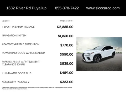 More photos of 2020 Lexus NX 300 F Sport at Shift Innovations Car Co, WA