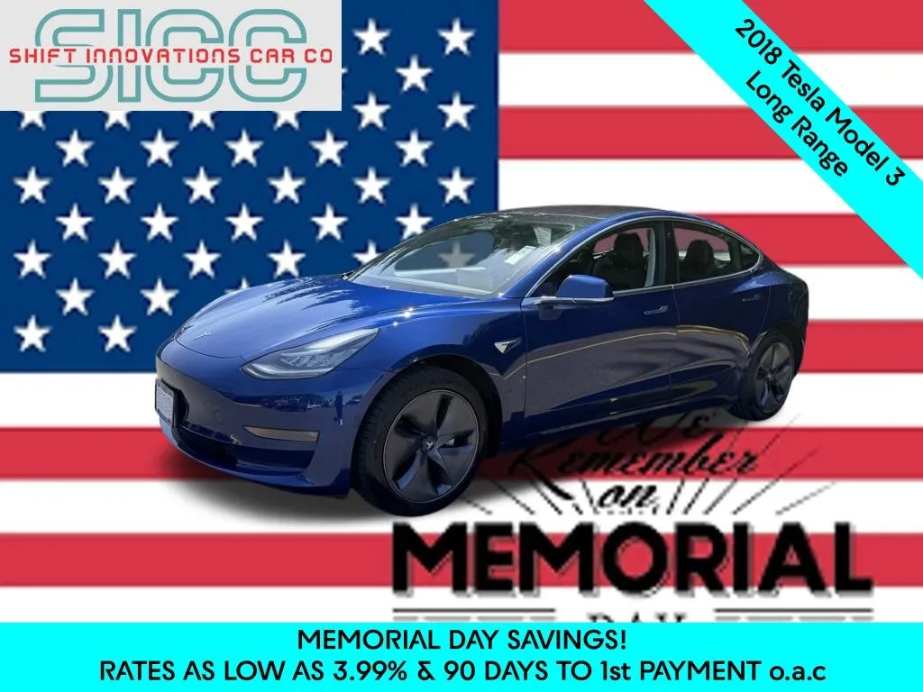 Blue 2018 Tesla Model 3 Long Range for sale in Puyallup, WA