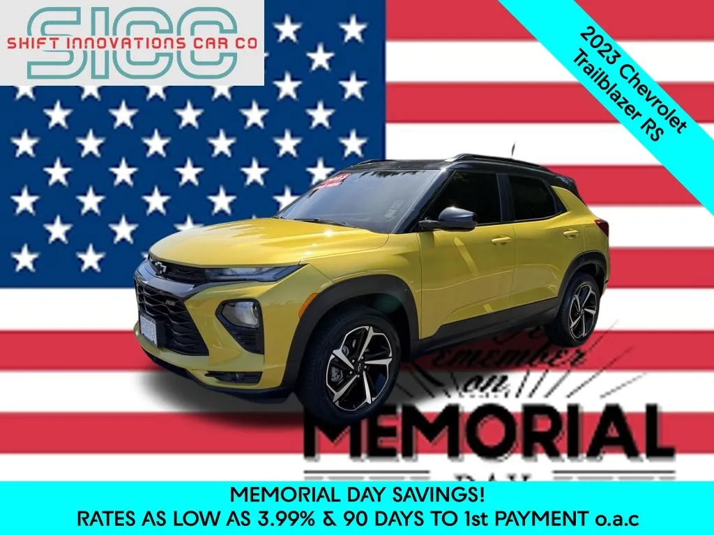 Yellow 2023 Chevrolet TrailBlazer RS for sale in Puyallup, WA