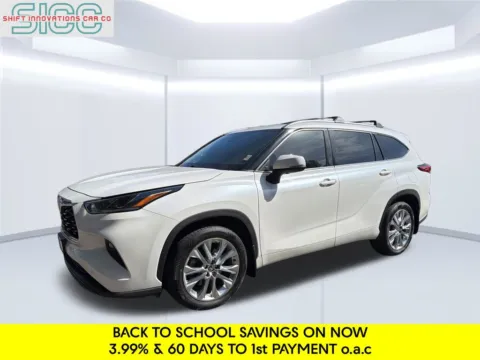 White 2020 Toyota Highlander Limited for sale in Puyallup, WA