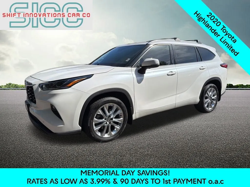 White 2020 Toyota Highlander Limited for sale in Puyallup, WA