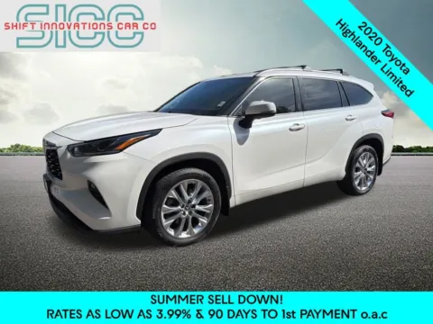 White 2020 Toyota Highlander Limited for sale in Puyallup, WA