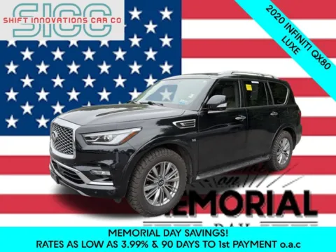 Black 2020 INFINITI QX80 LUXE for sale in Puyallup, WA