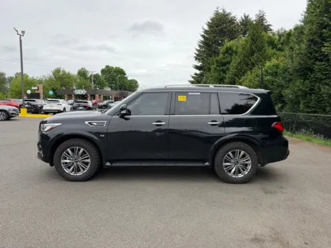Another view of 2020 INFINITI QX80 LUXE for sale in Puyallup, WA at Shift Innovations Car Co