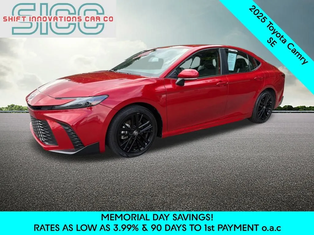 Red 2025 Toyota Camry SE for sale in Puyallup, WA