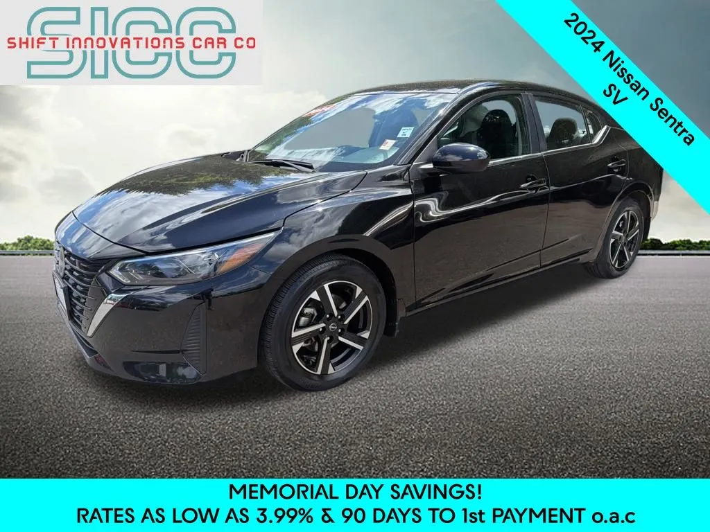 Black 2024 Nissan Sentra SV for sale in Puyallup, WA