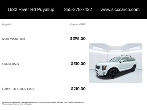 More photos of 2020 Kia Telluride SX at Shift Innovations Car Co, WA