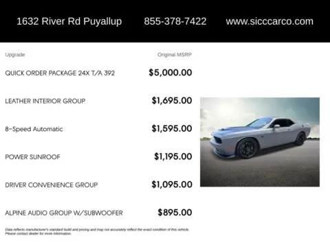 More photos of 2018 Dodge Challenger R/T at Shift Innovations Car Co, WA