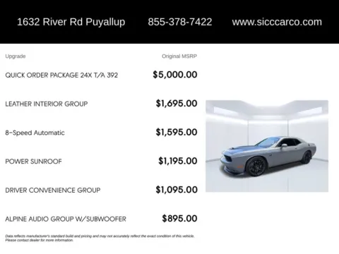 More photos of 2018 Dodge Challenger R/T at Shift Innovations Car Co, WA