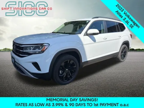 White 2023 Volkswagen Atlas 3.6L V6 SE w/Technology for sale in Puyallup, WA