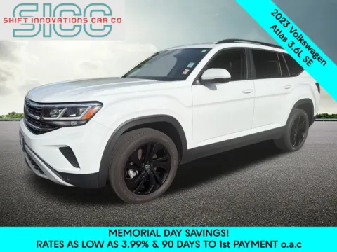 White 2023 Volkswagen Atlas 3.6L V6 SE w/Technology for sale in Puyallup, WA