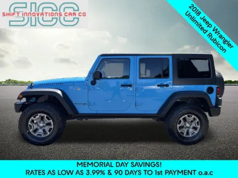 Another view of 2018 Jeep Wrangler JK Unlimited Rubicon for sale in Puyallup, WA at Shift Innovations Car Co