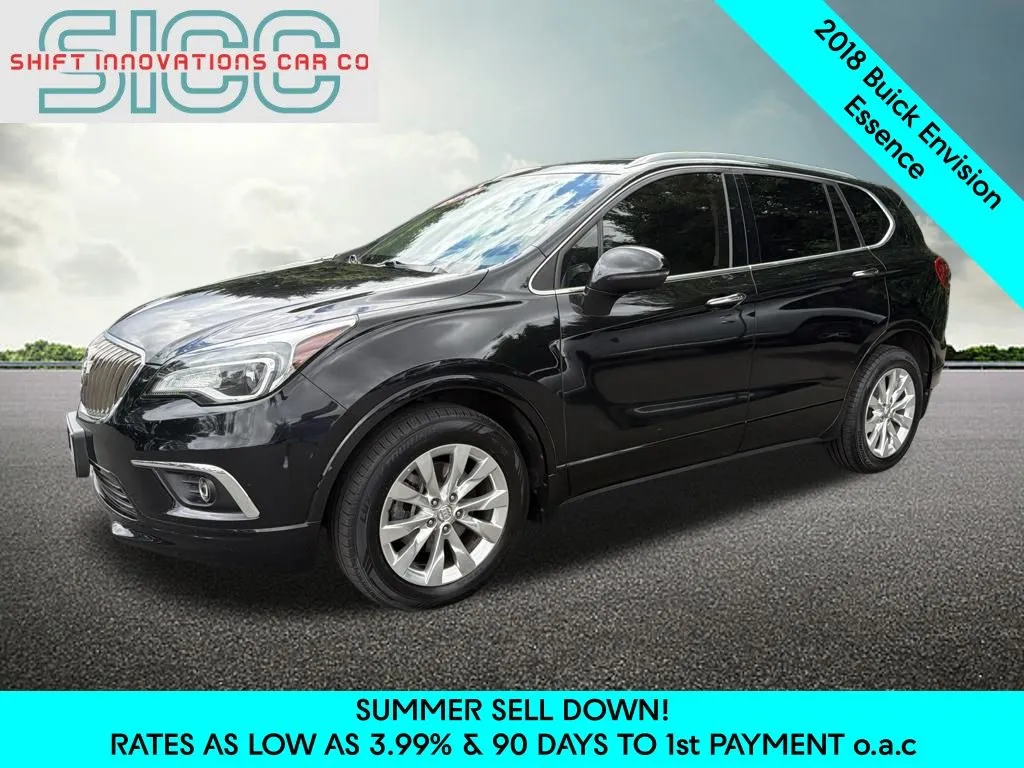 Black 2018 Buick Envision Essence for sale in Puyallup, WA