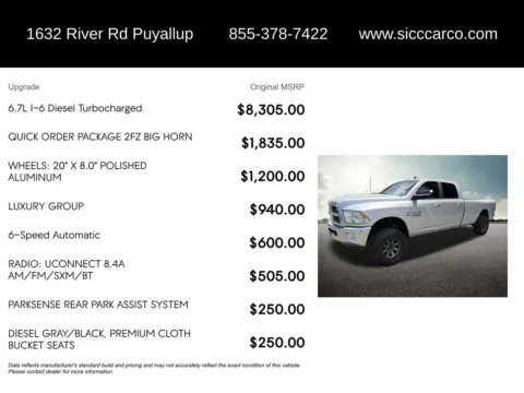 More photos of 2015 Ram 2500 Big Horn at Shift Innovations Car Co, WA