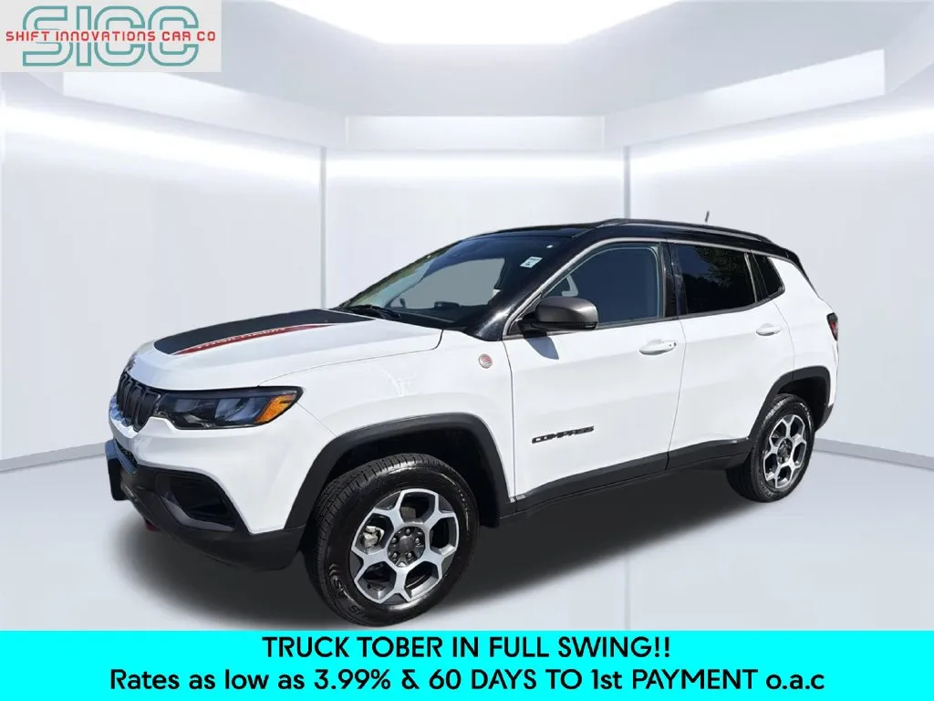 White 2022 Jeep Compass Trailhawk for sale in Puyallup, WA