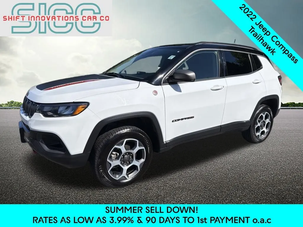 White 2022 Jeep Compass Trailhawk for sale in Puyallup, WA