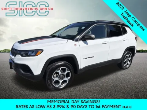 White 2022 Jeep Compass Trailhawk for sale in Puyallup, WA