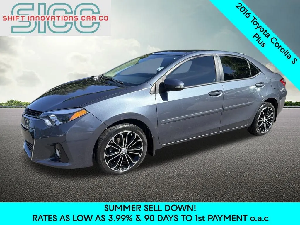 Gray 2016 Toyota Corolla S Plus for sale in Puyallup, WA