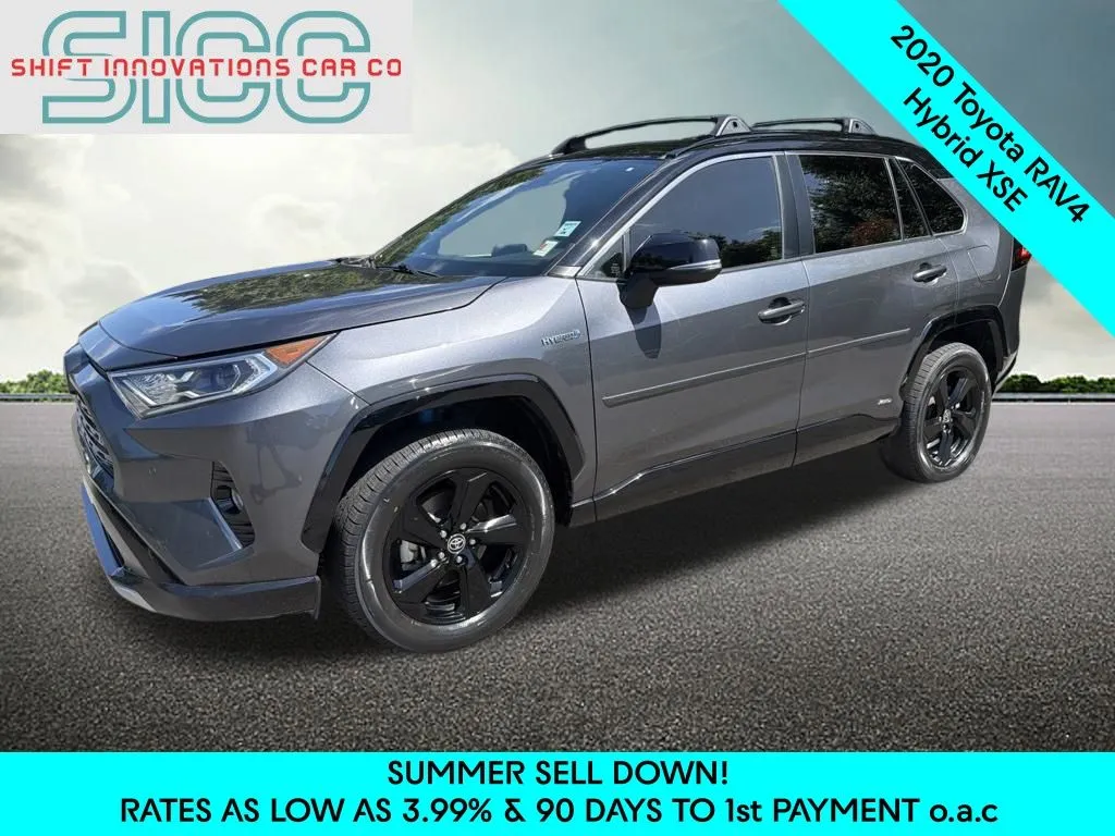Gray 2020 Toyota RAV4 Hybrid XSE for sale in Puyallup, WA