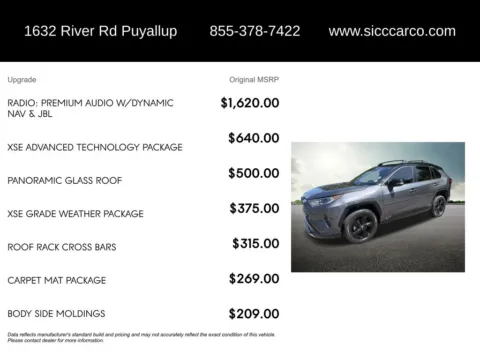 More photos of 2020 Toyota RAV4 Hybrid XSE at Shift Innovations Car Co, WA