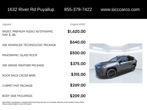 More photos of 2020 Toyota RAV4 Hybrid XSE at Shift Innovations Car Co, WA