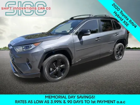 Gray 2020 Toyota RAV4 Hybrid XSE for sale in Puyallup, WA