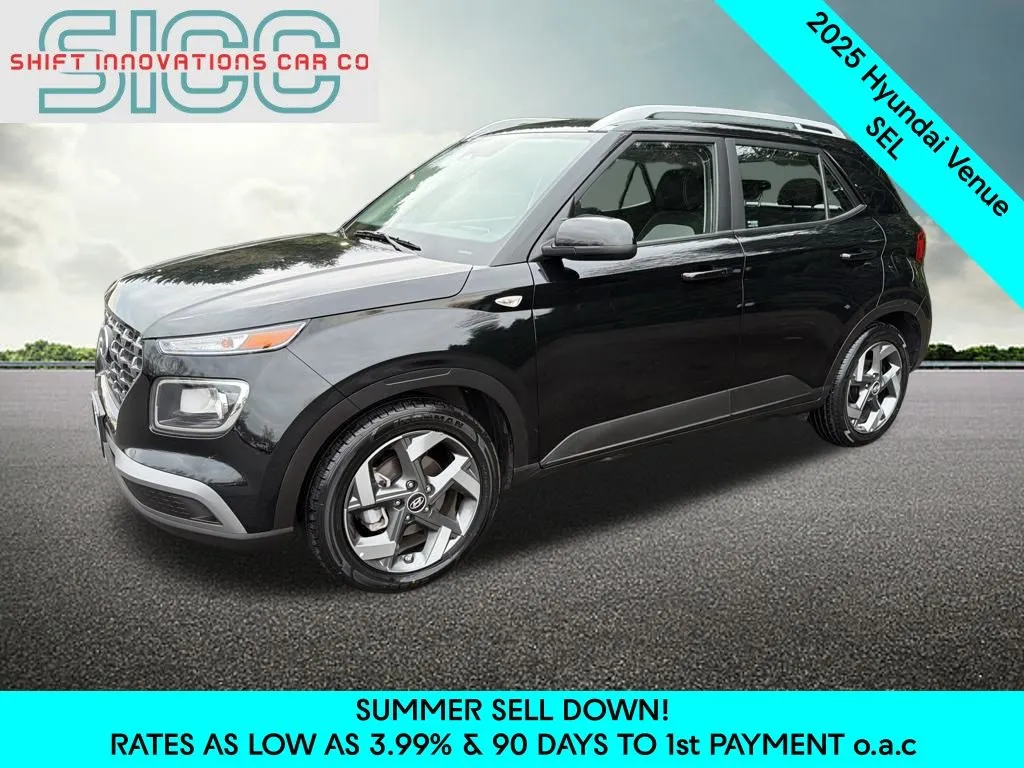 Black 2025 Hyundai Venue SEL for sale in Puyallup, WA