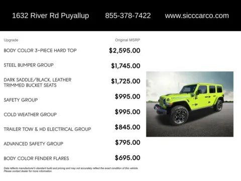 More photos of 2021 Jeep Wrangler Unlimited Rubicon 4xe at Shift Innovations Car Co, WA