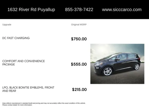 More photos of 2019 Chevrolet Bolt EV LT at Shift Innovations Car Co, WA