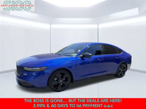 Blue 2023 Honda Accord Hybrid Sport-L for sale in Puyallup, WA