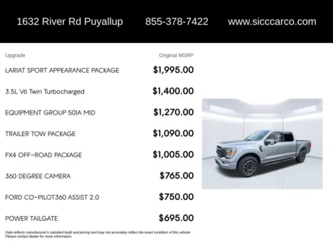 More photos of 2021 Ford F-150 Lariat at Shift Innovations Car Co, WA