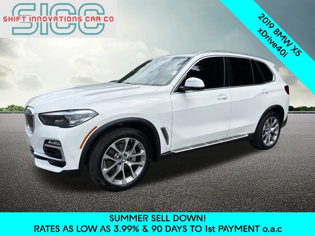 White 2019 BMW X5 xDrive40i for sale in Puyallup, WA