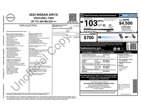 Photos of 2023 Nissan Ariya VENTURE+ for sale in Puyallup, WA at Shift Innovations Car Co