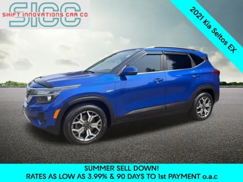 Blue 2021 Kia Seltos EX for sale in Puyallup, WA