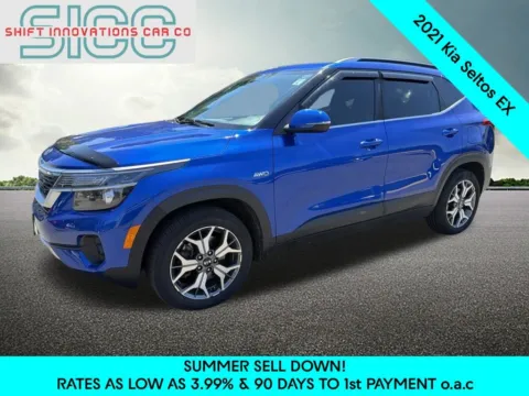Blue 2021 Kia Seltos EX for sale in Puyallup, WA